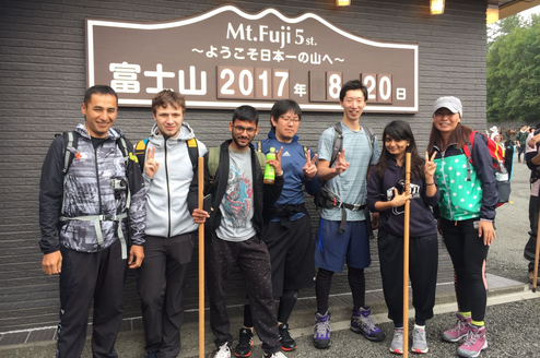 Internship In Japan AIP Fuji Trip 2017